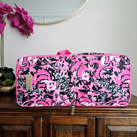 NWOT Lilly Pulitzer Printed Collapsible Getaway Packable Tote Beach Bag, Rare - Picture 5 of 16